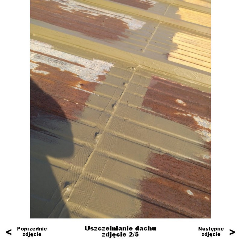 Sealing of metal roofs - Elastometal Sealing of metal roofs - Elastometal