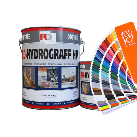 Hydrograff HP - kolory RAL z mieszalnika