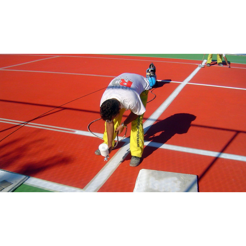 Painting of tennis courts, sports fields - RD-Colortrack - Noxan.pl Painting of tennis courts, sports fields - RD-Colortrack - Noxan.pl