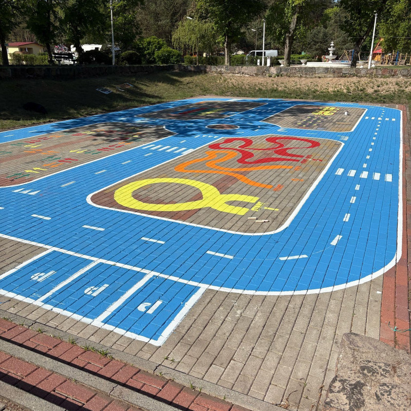 Painting of tennis courts, sports fields - RD-Colortrack - Noxan.pl Painting of tennis courts, sports fields - RD-Colortrack - Noxan.pl