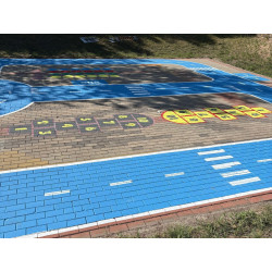 Painting of tennis courts, sports fields - RD-Colortrack Painting of tennis courts, sports fields - RD-Colortrack