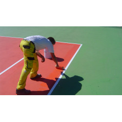 Painting of tennis courts, sports fields - RD-Colortrack Painting of tennis courts, sports fields - RD-Colortrack
