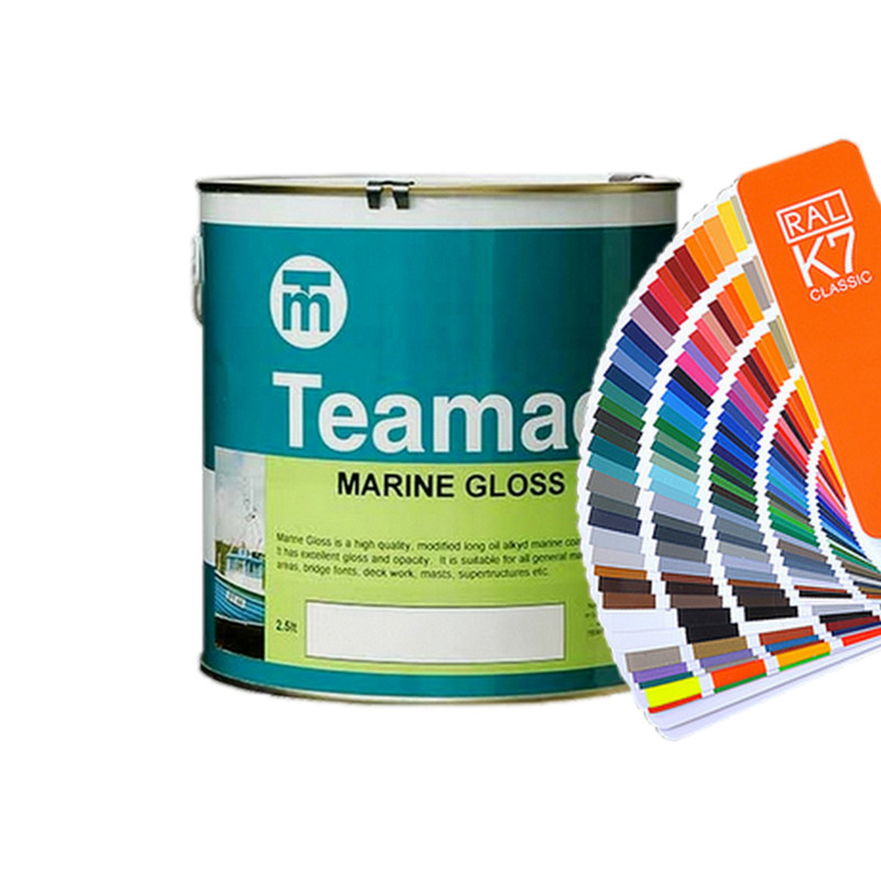 Marine Gloss yacht wood paint - RAL colors from the mixer Marine Gloss yacht wood paint - RAL colors from the mixer
