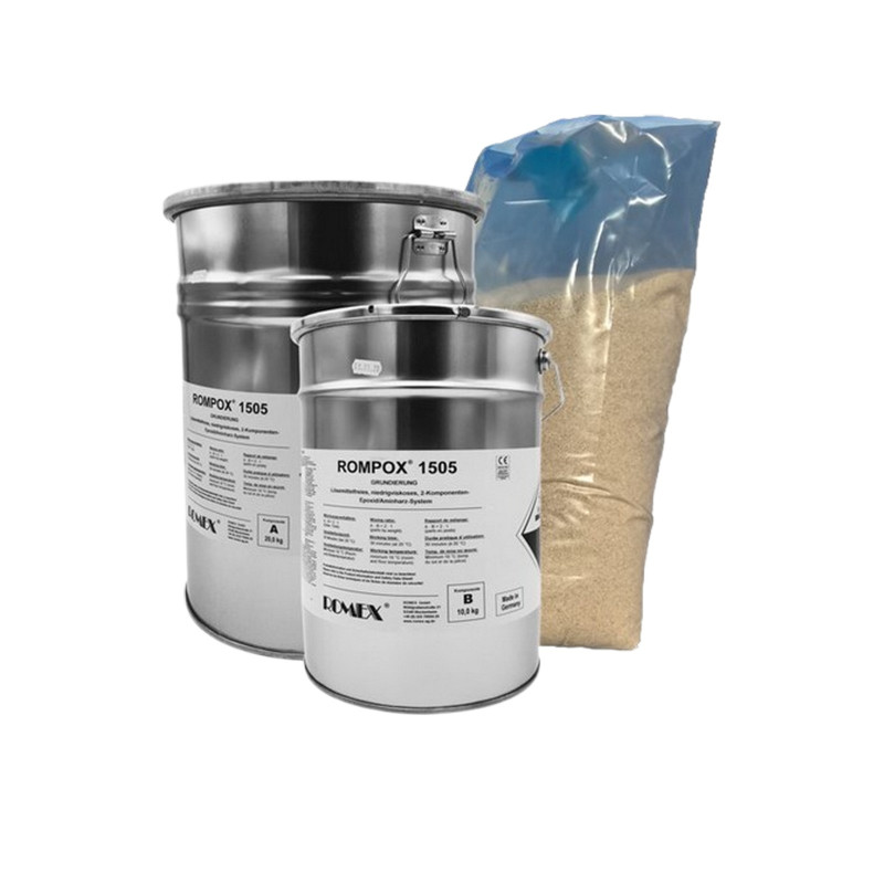 Concrete repair resin - Rompox 1505 + quartz Concrete repair resin - Rompox 1505 + quartz