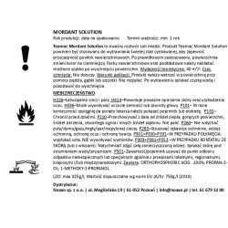 Mordant Solution for cleaning fresh zinc Mordant Solution for cleaning fresh zinc