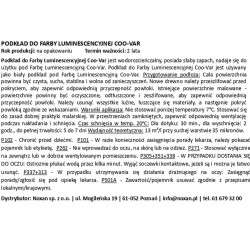 Podkład pod farbę świecącą w ciemności Coo-Var Podkład pod farbę świecącą w ciemności Coo-Var