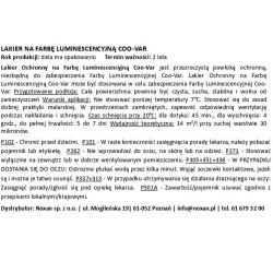 Lakier na farbę świecącą w ciemności Coo-Var Lakier na farbę świecącą w ciemności Coo-Var
