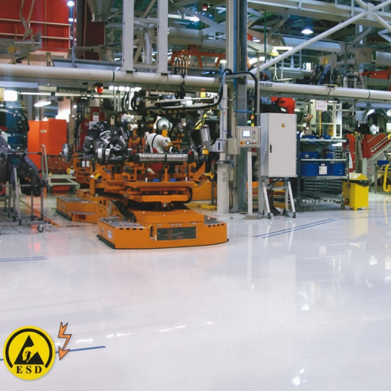 Anti-electrostatic flooring - Rompox 1107 ESD Anti-electrostatic flooring - Rompox 1107 ESD