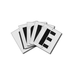Letter and number templates - 50 mm, 150 mm, 300 mm Letter and number templates - 50 mm, 150 mm, 300 mm