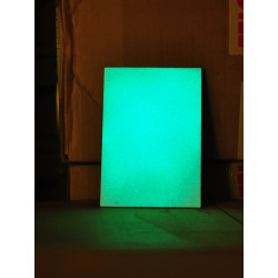 Glow-in-the-dark paint, at night Coo-Var Glow-in-the-dark paint, at night Coo-Var