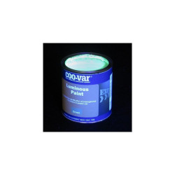 Glow-in-the-dark paint, at night Coo-Var Glow-in-the-dark paint, at night Coo-Var