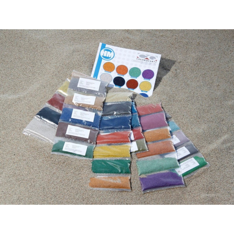 Quartz sand in colors Quartz sand in colors