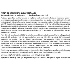 Emalia do grzejników Emalia do grzejników