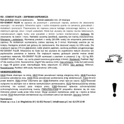 Zaprawa naprawcza do betonu - Cement Filler Zaprawa naprawcza do betonu - Cement Filler