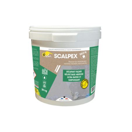 Biodegradable gel for removing paint from facades SCALPEX EKO'R